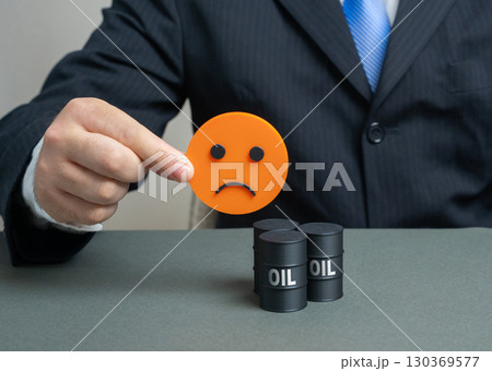 Oil and a sad face. High oil prices. Low oil revenues. Fuel shortages. Poor quality raw materials. Energy crisis, refinery losses, unstable markets, consumer costs, trade imbalance Oil and a sad face. High oil prices. Low oil revenues. Fuel shortages. Poor quality raw materials. Energy crisis, refinery losses, unstable markets, consumer costs, trade imbalance 130369577
