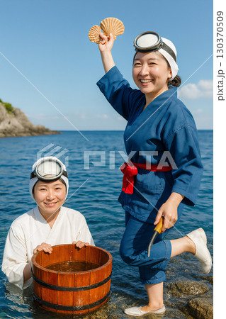 北限の海女 素潜り 130370509