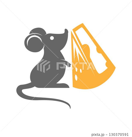 Rats logo icon illustration Rats logo icon illustration 130370591
