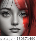 赤い女性 130371490