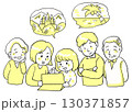 旅行の計画を立てる家族 130371857