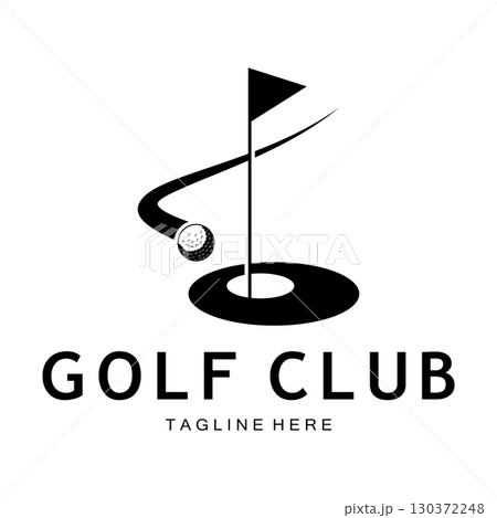Golf ball logo, Golf design stick logo, logo for professional golf team, golf club, tournament, golf store business, golf course, event Golf ball logo, Golf design stick logo, logo for professional golf team, golf club, tournament, golf store business, golf course, event 130372248