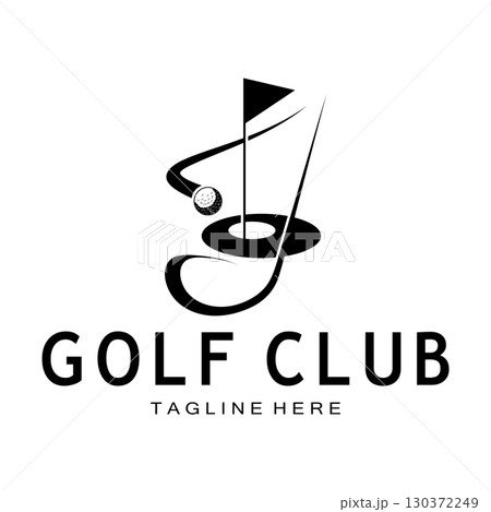 Golf ball logo, Golf design stick logo, logo for professional golf team, golf club, tournament, golf store business, golf course, event Golf ball logo, Golf design stick logo, logo for professional golf team, golf club, tournament, golf store business, golf course, event 130372249