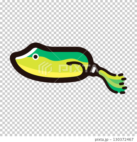 フロッグ、ルアーのイラストアイコン（ルアー・釣り道具・フィッシング素材） 130372467