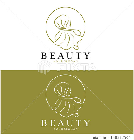 muslimah hijab logo template vector illustration design-vector muslimah hijab logo template vector illustration design-vector 130372504