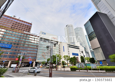 《愛知県》名古屋都市風景　名駅通り 130373881