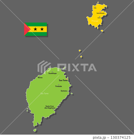 Vector map of Sao Tome and Principe Vector map of Sao Tome and Principe 130374125