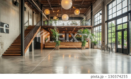 Chic modern event venue 130374255