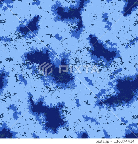 Seamless pattern military blue camouflage grunge Seamless pattern military blue camouflage grunge 130374414
