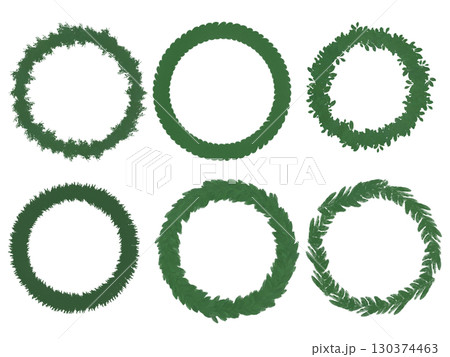 クリスマスリースの元セット 130374463