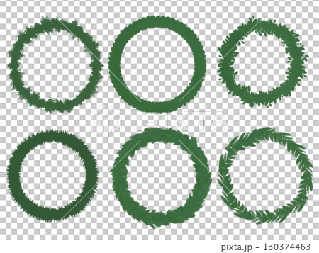 クリスマスリースの元セット 130374463