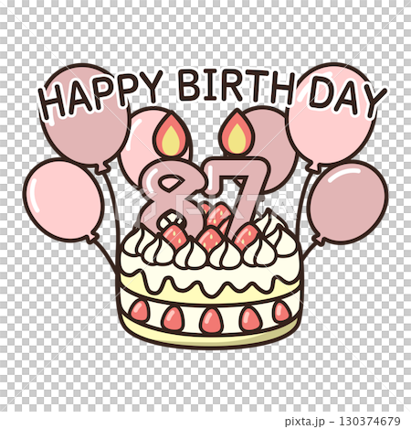 誕生日ケーキ 130374679