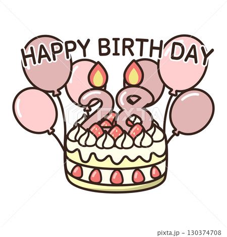 誕生日ケーキ 誕生日ケーキ 130374708