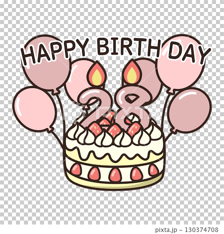 誕生日ケーキ 誕生日ケーキ 130374708