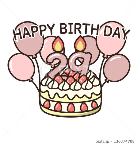 誕生日ケーキ 130374709