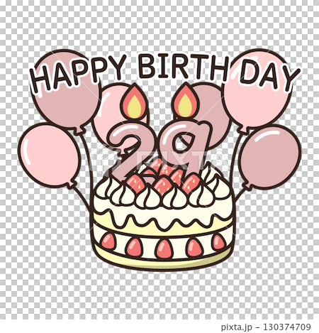 誕生日ケーキ 130374709