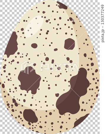 リアルなうずらの卵のベクターアイコン リアルなうずらの卵のベクターアイコン 130377249