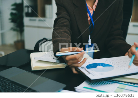 Success, audience with an applause and in a business meeting at work with a lens flare together. Achievement or celebration, motivation and businesspeople clapping hands for good news or support 130379633