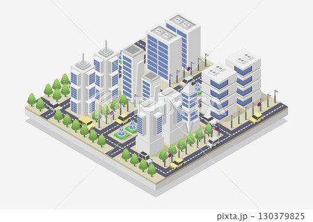 Isometric city 130379825