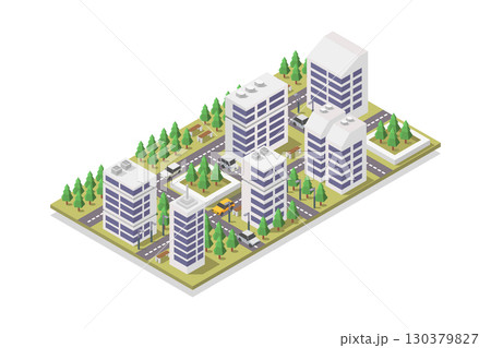 Isometric city 130379827