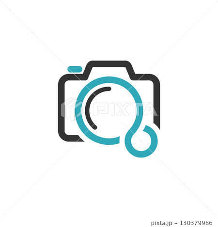 Camera Icon Logo Template Illustration Design. Vector EPS 10. 130379986