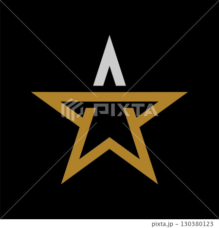 Pentagram Star Logo Template Illustration Design. Vector EPS 10. 130380123
