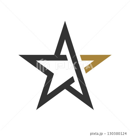 Pentagram Star Logo Template Illustration Design. Vector EPS 10. 130380124