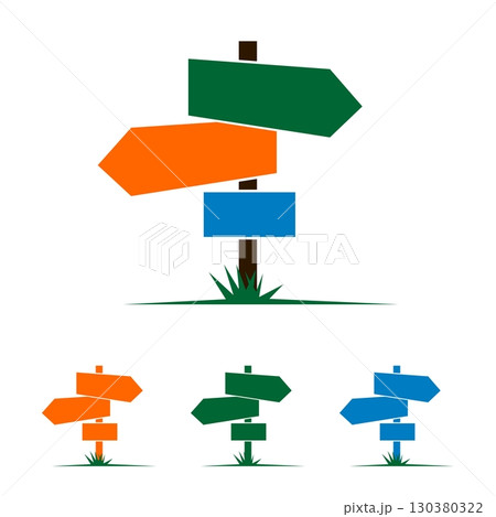 Road Sign Logo Template Illustration Design. Vector EPS 10. 130380322