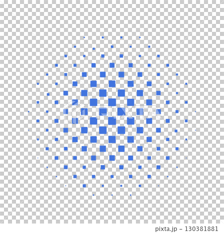 Blue halftone pattern texture with rounded squares - simple and stylish decorative material Blue halftone pattern texture with rounded squares - simple and stylish decorative material 130381881