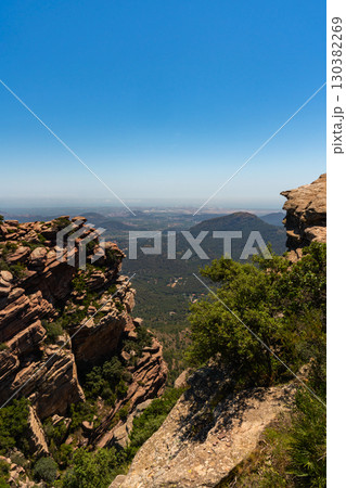 Rock Formations and Scenic View from El Garbi, Spain Rock Formations and Scenic View from El Garbi, Spain 130382269