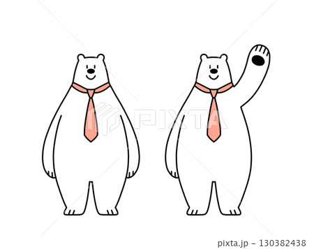 シロクマのイラスト シロクマのイラスト 130382438