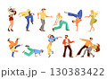 Explore our Dynamic Dance Poses Collection, perfect for enhancing your Creative Projects 130383422