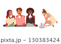 Exploring the various emotional reactions we experience in a lively social setting is fascinating 130383424