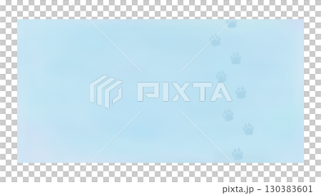 Background frame of dog footprints walking through the snow in winter Background frame of dog footprints walking through the snow in winter 130383601