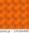 Seamless dark lace pattern with fine spiderweb details on gray-black background 130384488