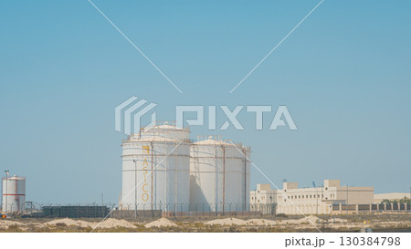 Oil storage tanks. High quality photo 130384798