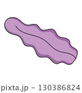 Isolated colored leaf sketch icon Vector 130386824