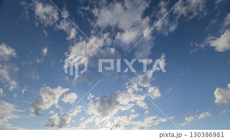 An Exquisite and Beautiful Cloudy Sky Showcasing Varying Patterns Accompanied by Light An Exquisite and Beautiful Cloudy Sky Showcasing Varying Patterns Accompanied by Light 130386981