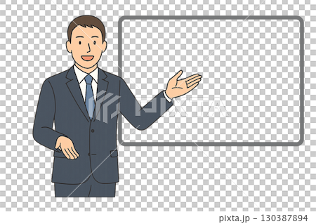 Business sheet illustration 130387894