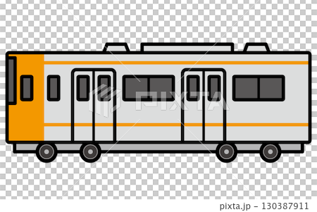 火車的例證 130387911