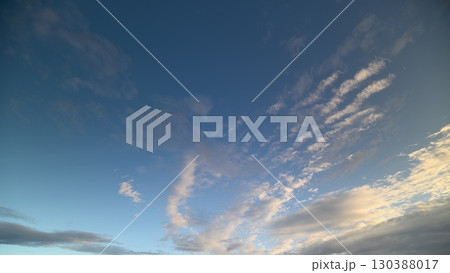 Stunningly Beautiful Cloud Patterns Majestically Set Against a Bright Blue Sky Above Us Stunningly Beautiful Cloud Patterns Majestically Set Against a Bright Blue Sky Above Us 130388017