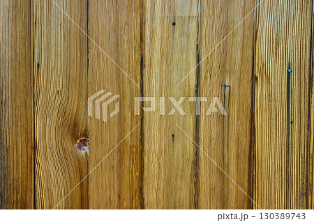 Wood Texture Close Up Rustic Vertical Plank Pattern Natural Background 130389743