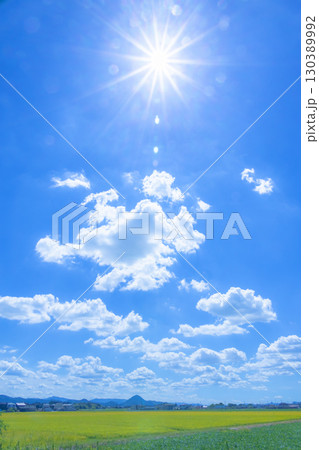 青空に太陽 青空に太陽 130389992