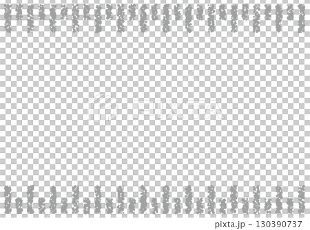 Hand-drawn crayon material background frame 130390737