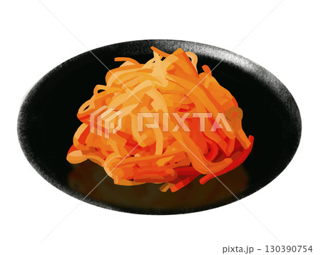 にんじんのナムル（黒皿）胡麻なし 130390754