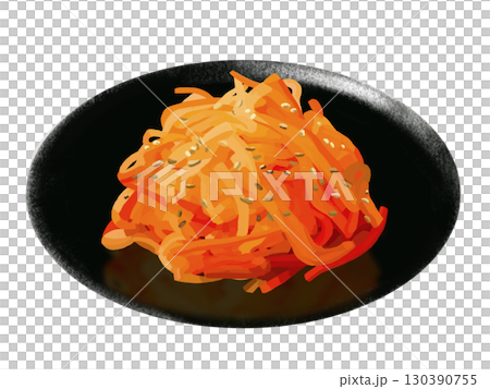 にんじんのナムル（黒皿）胡麻付き 130390755
