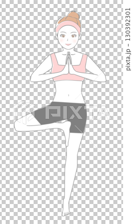 Women who do yoga Women who do yoga 130392301