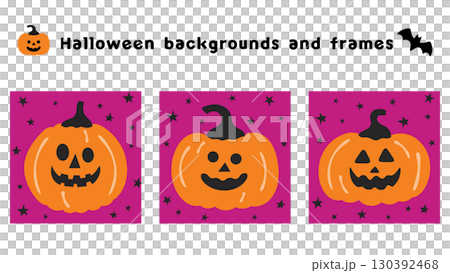 Halloween illustration material. Decoration set Halloween illustration material. Decoration set 130392468