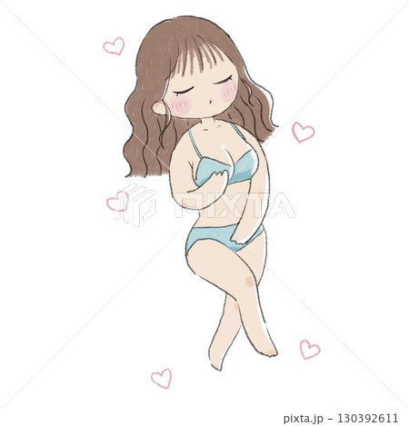 セルフラブ　女性 130392611