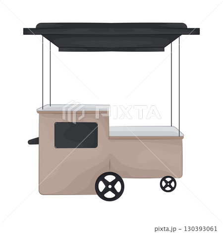 Illustration of Market Stall Illustration of Market Stall 130393061